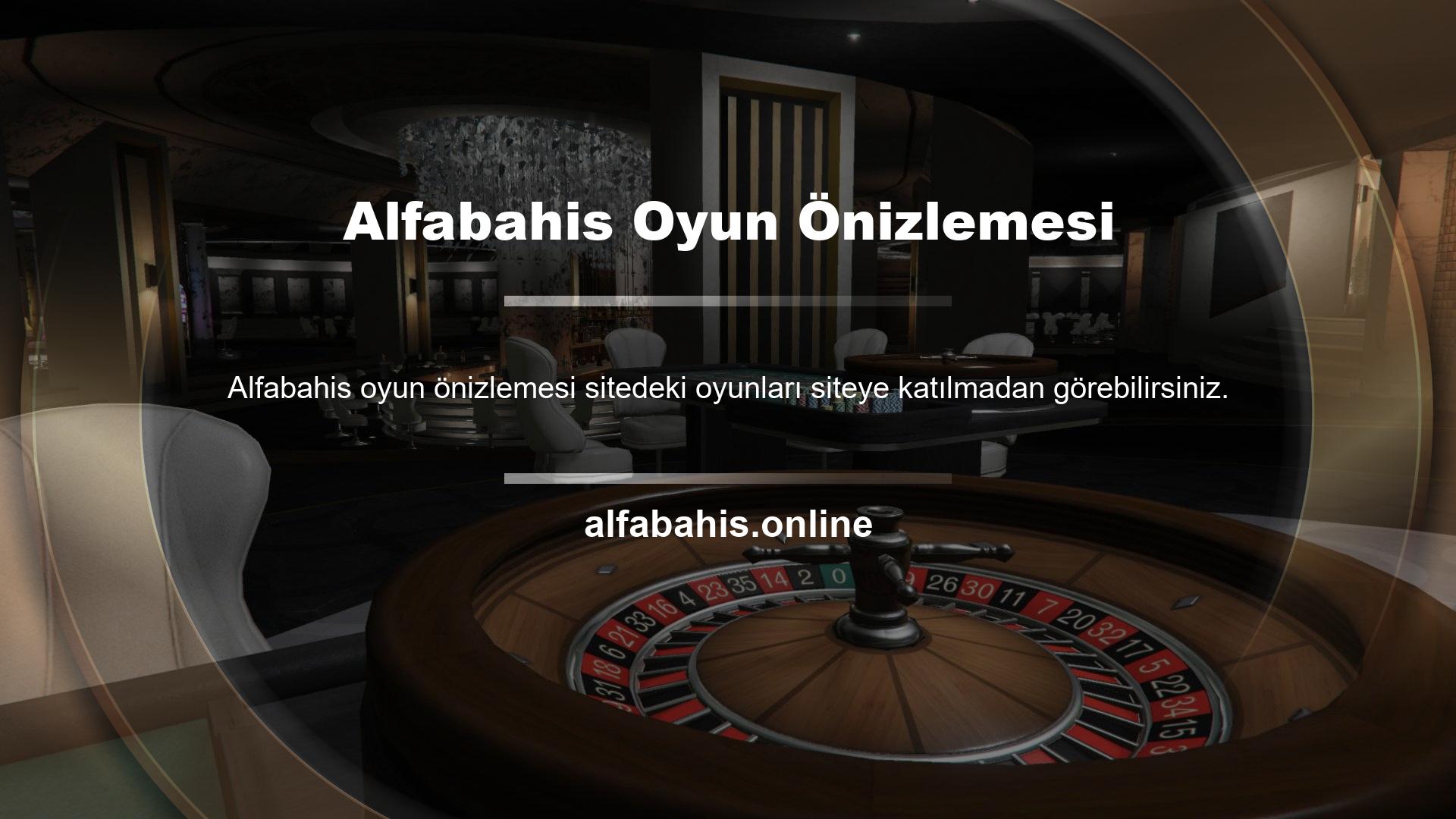 Sitede oyun oynayabilirsiniz, ancak bir hesap yapmanız ve paranızı saklamanız gerekir